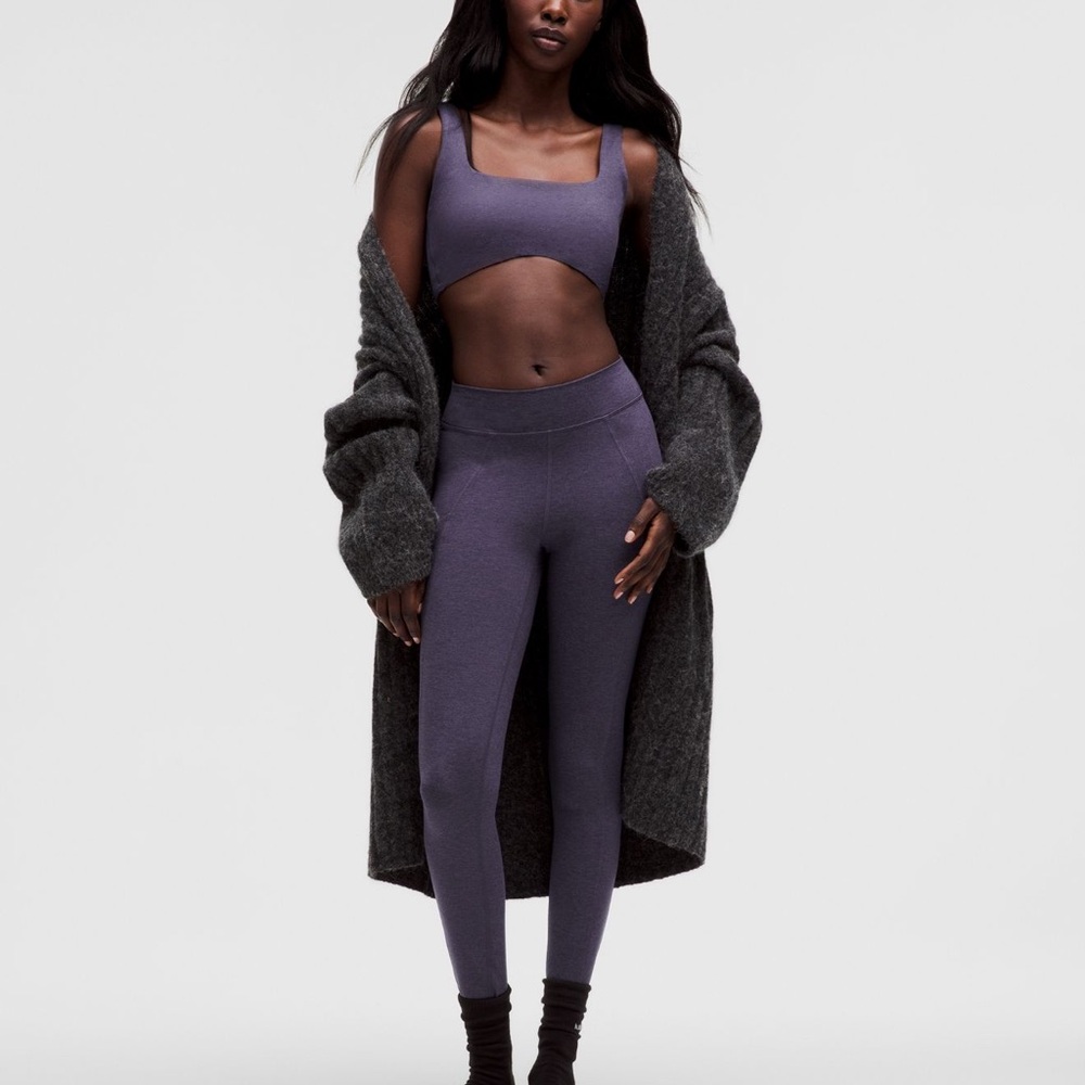 NWT Lululemon 🔥 Soft Sueded Light Support B/C Cup Purple Sports Bra & free tote - Picture 6 of 10